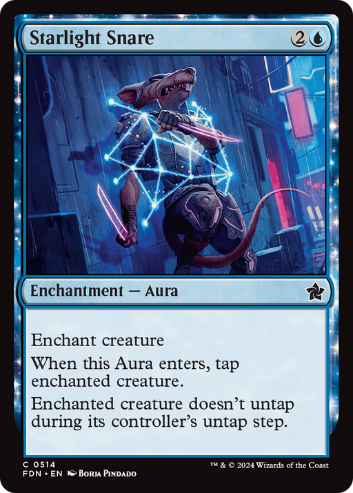 Starlight Snare (FDN-514) [Foundations] MTG Single Wizards of the Coast