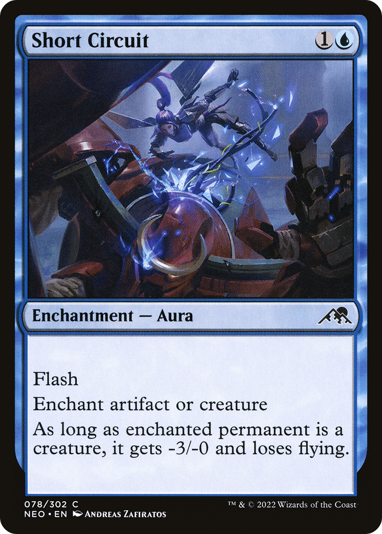 Short Circuit (NEO-078) [Kamigawa: Neon Dynasty] Foil MTG Single Wizards of the Coast