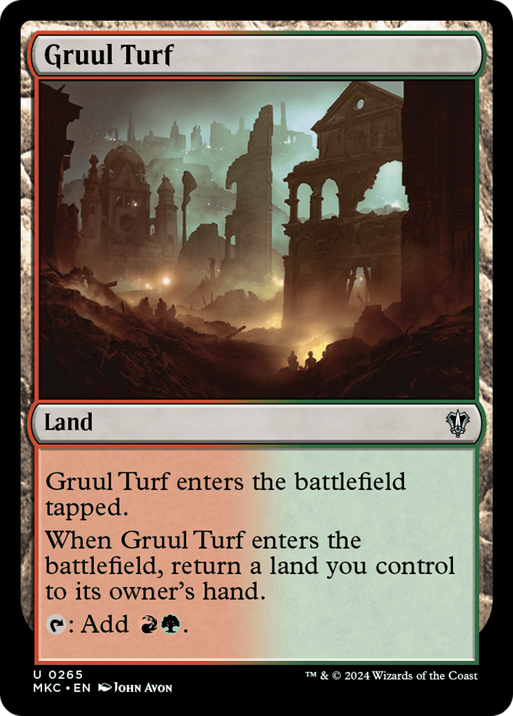 Gruul Turf (MKC-265) [Murders at Karlov Manor Commander] MTG Single Wizards of the Coast