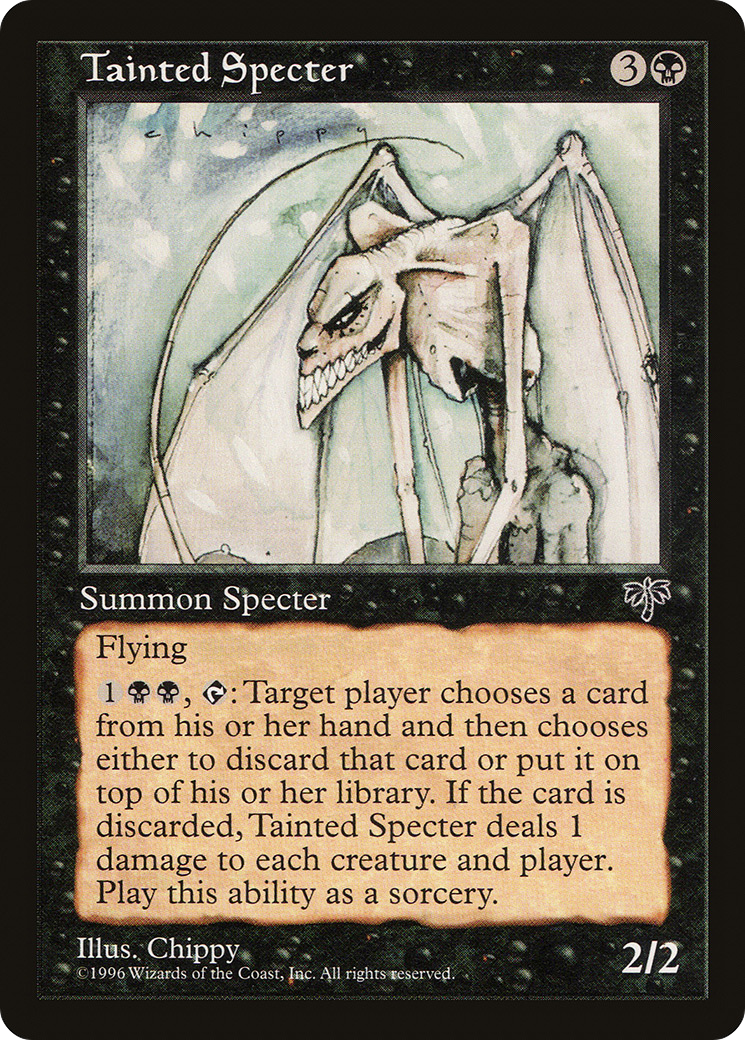 Tainted Specter (MIR-148) [Mirage] MTG Single Wizards of the Coast