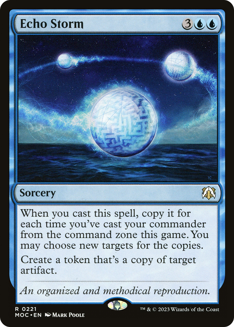 Echo Storm (MOC-221) [March of the Machine Commander] MTG Single Wizards of the Coast