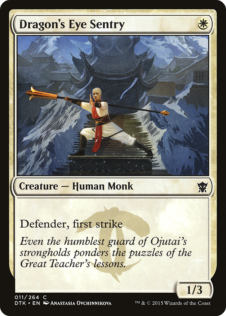 Dragon's Eye Sentry (DTK-011) [Dragons of Tarkir] MTG Single Wizards of the Coast