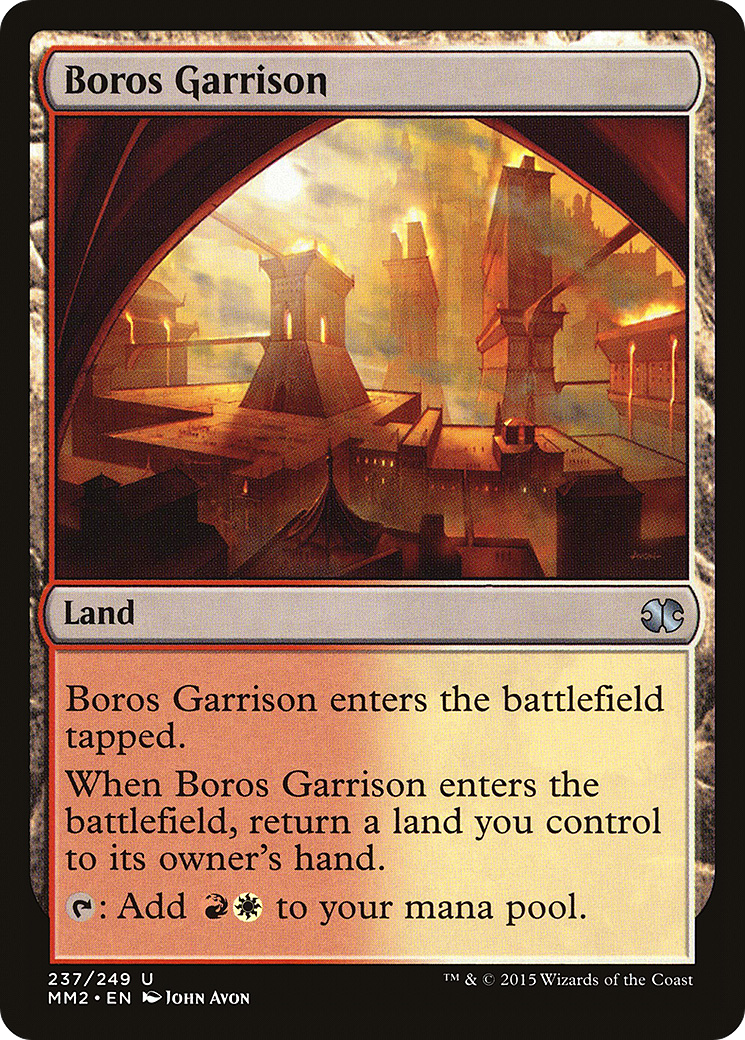 Boros Garrison (MM2-237) [Modern Masters 2015] Foil MTG Single Wizards of the Coast