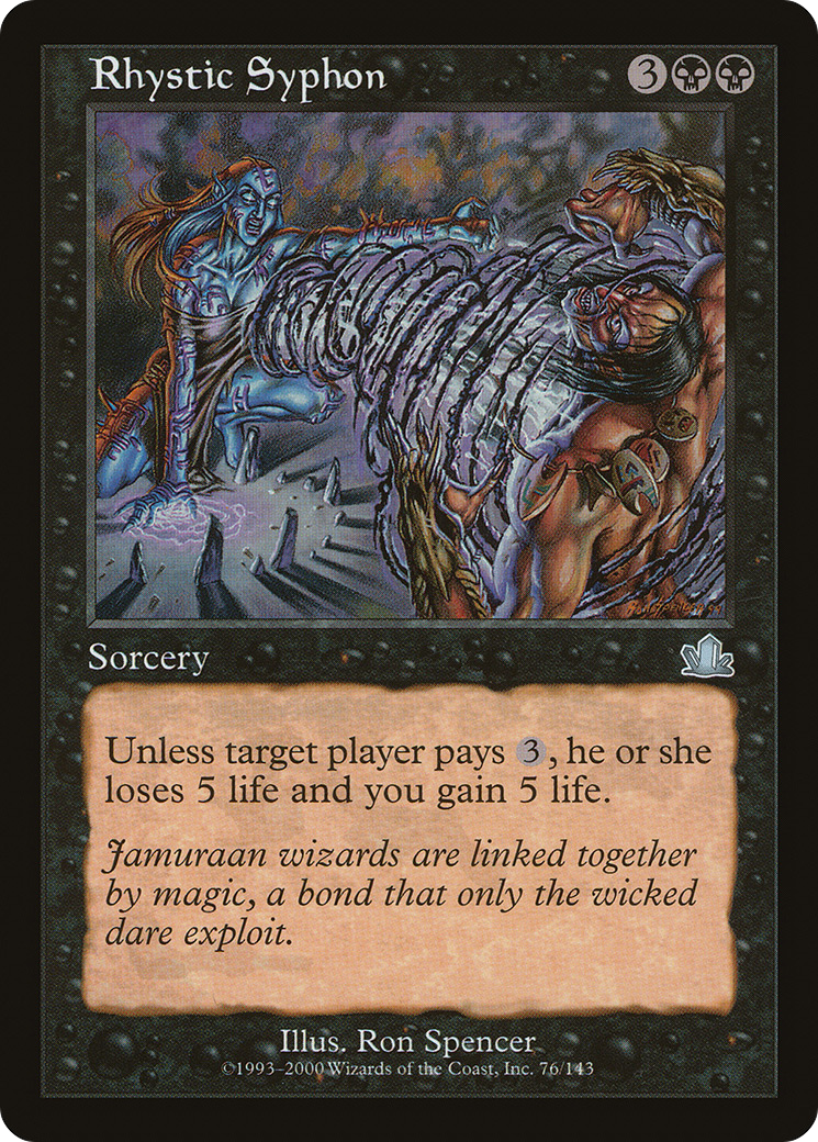 Rhystic Syphon (PCY-076) [Prophecy] MTG Single Wizards of the Coast