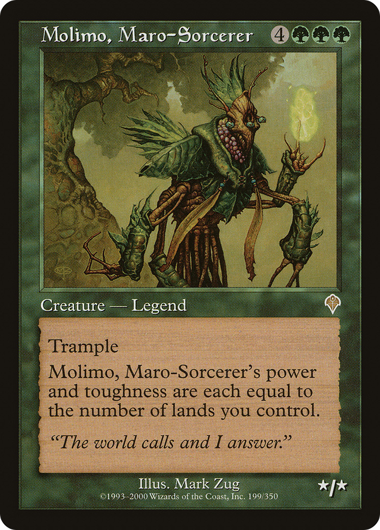 Molimo, Maro-Sorcerer (INV-199) [Invasion] Foil MTG Single Wizards of the Coast