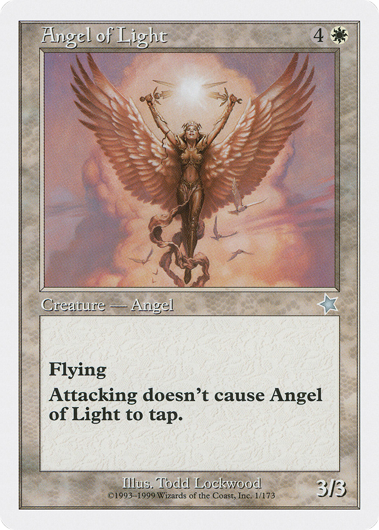Angel of Light (S99-001) [Misc] Starter 1999 MTG Single Wizards of the Coast