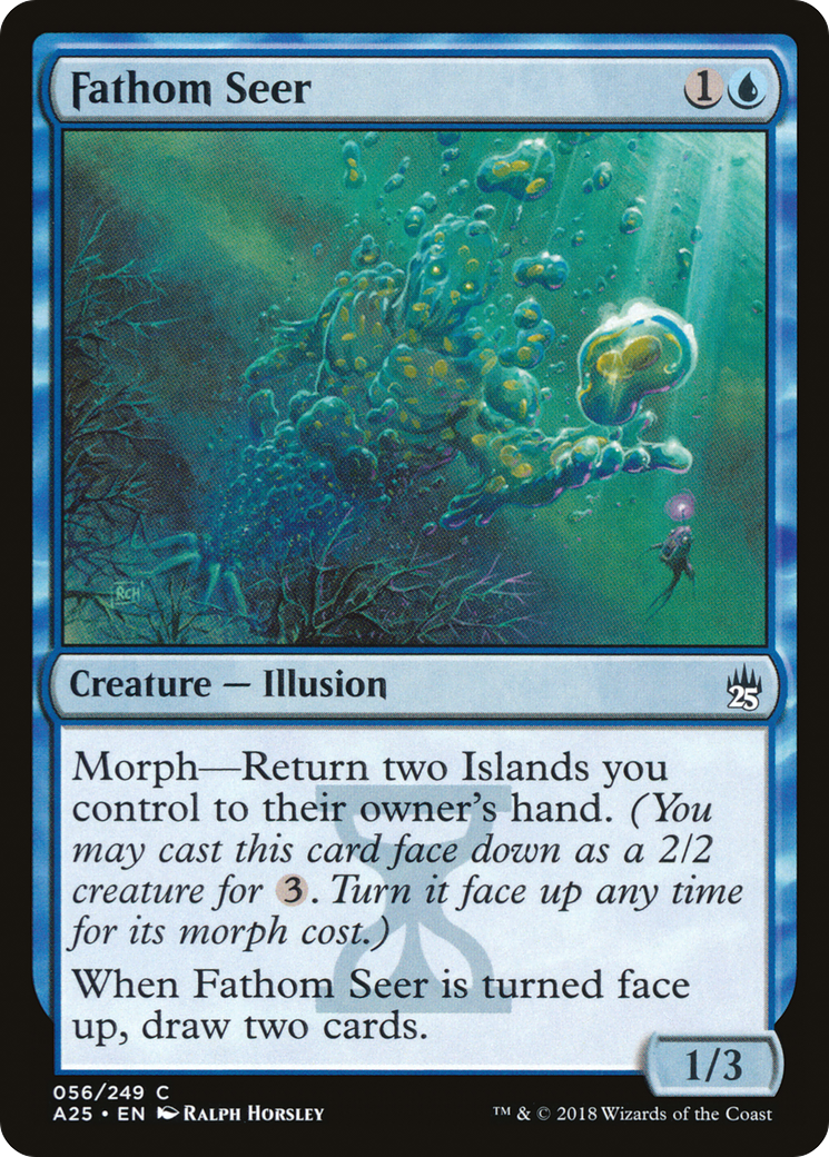 Fathom Seer (A25-056) [Masters 25] Foil MTG Single Wizards of the Coast