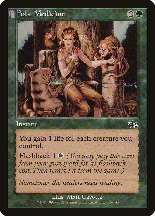 Folk Medicine (JUD-115) [Judgment] MTG Single Wizards of the Coast