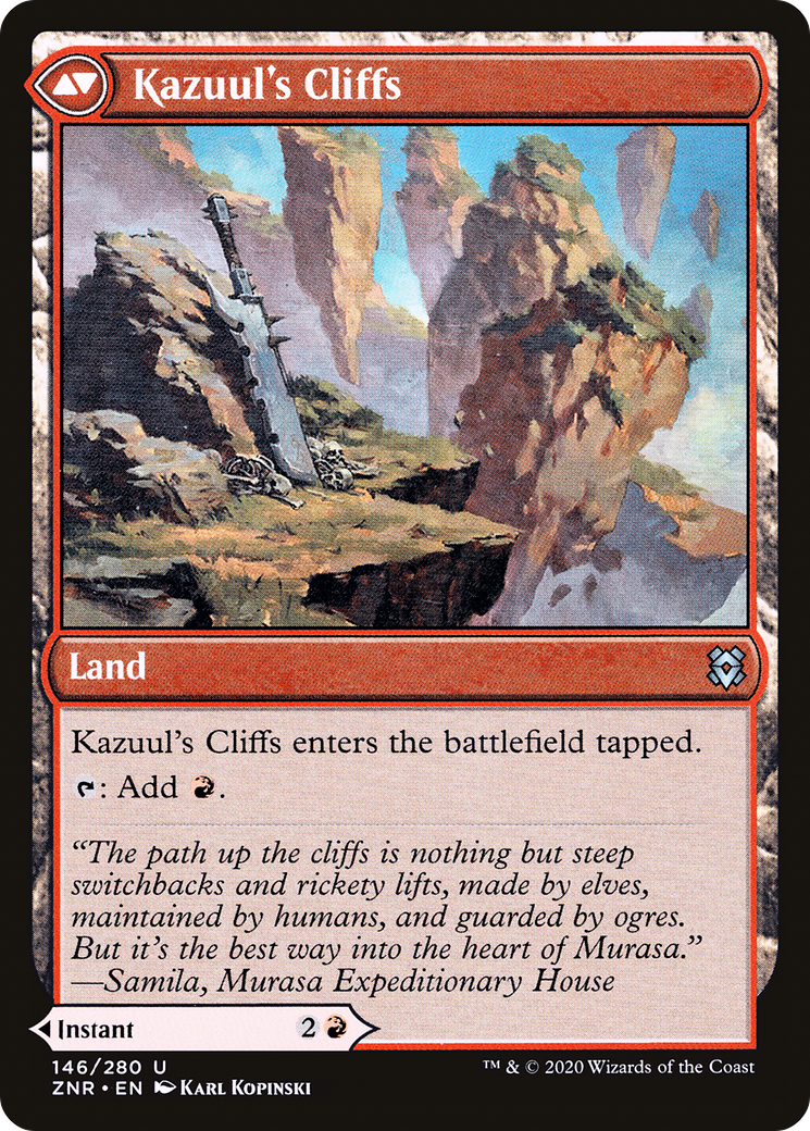 Kazuul's Fury (ZNR-146) [Zendikar Rising] MTG Single Wizards of the Coast