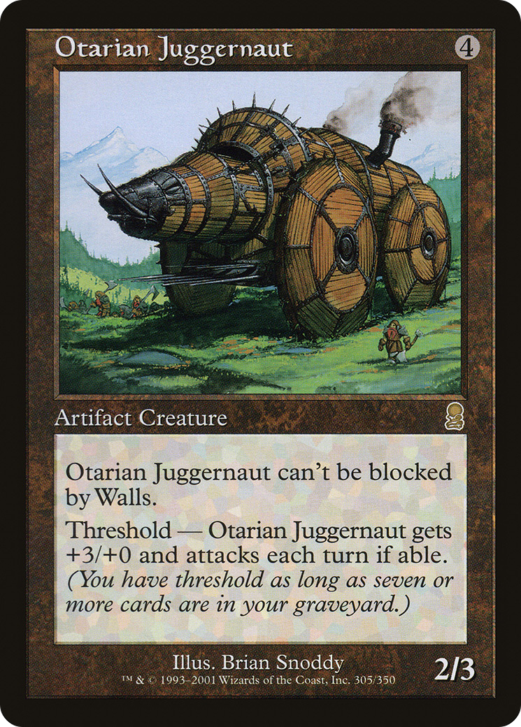 Otarian Juggernaut (ODY-305) [Odyssey] Foil MTG Single Wizards of the Coast