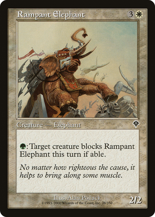 Rampant Elephant (INV-028) [Invasion] MTG Single Wizards of the Coast