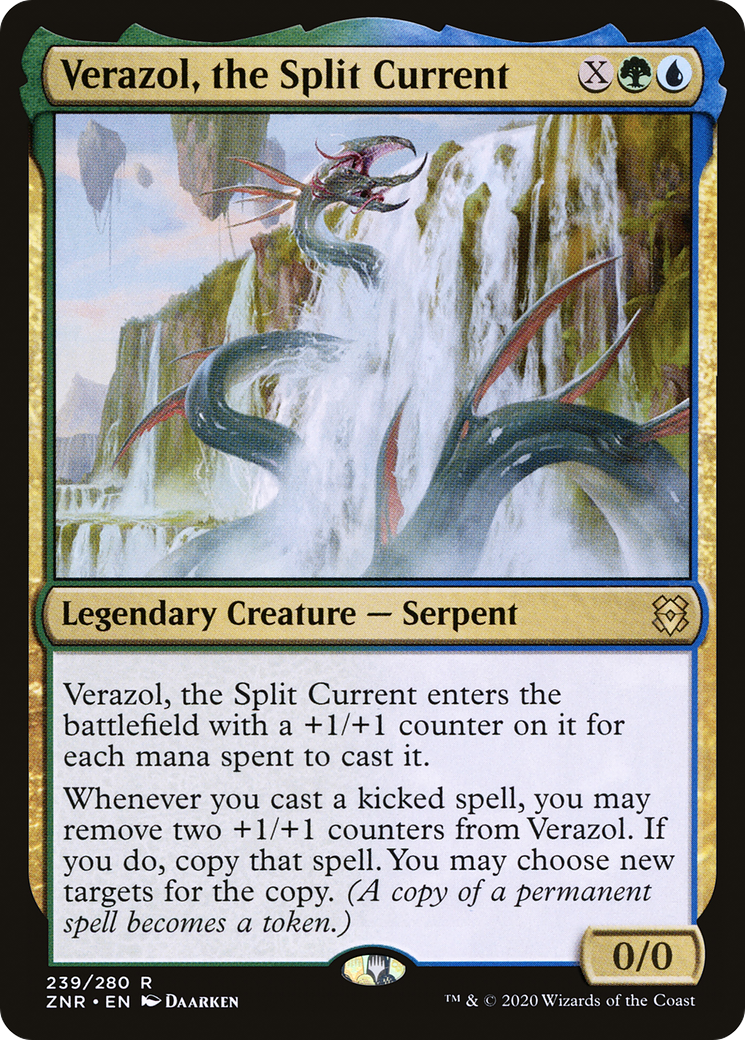 Verazol, the Split Current (ZNR-239) [Zendikar Rising] MTG Single Wizards of the Coast