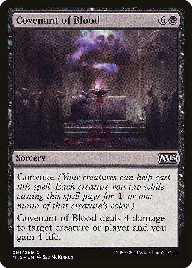 Covenant of Blood (M15-091) [Magic 2015] MTG Single Wizards of the Coast