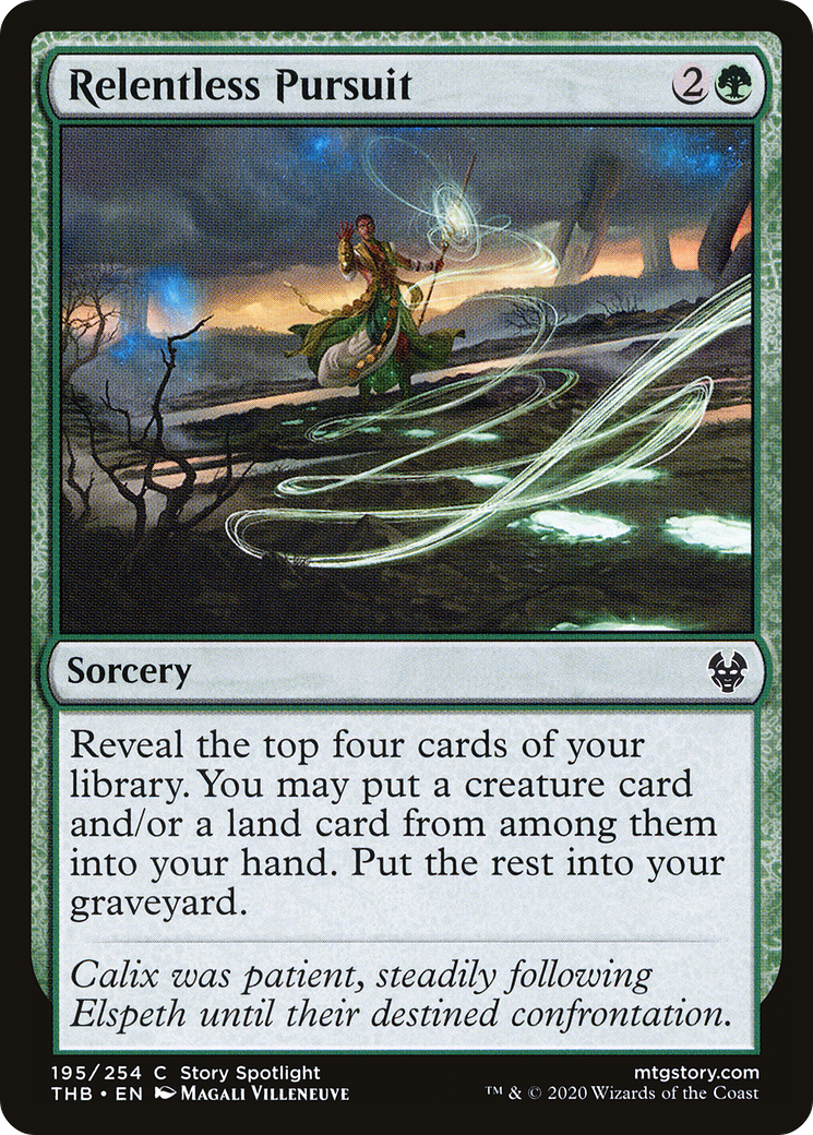 Relentless Pursuit (THB-195) [Theros Beyond Death] Foil MTG Single Wizards of the Coast