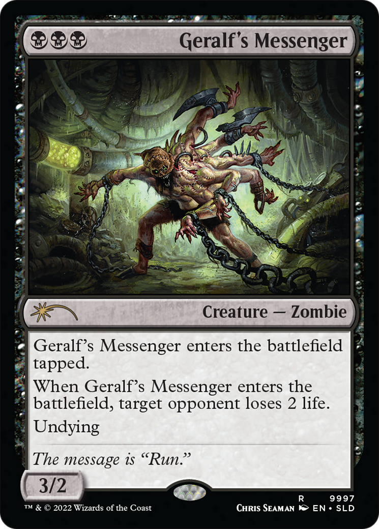 Geralf's Messenger (9997) (SLD-9997) [Secret Lair] Drop MTG Single Wizards of the Coast