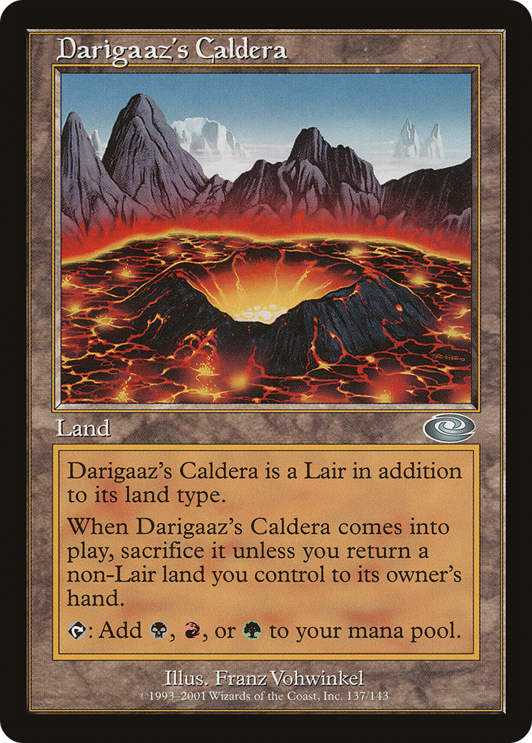 Darigaaz's Caldera (PLS-137) [Planeshift] MTG Single Wizards of the Coast