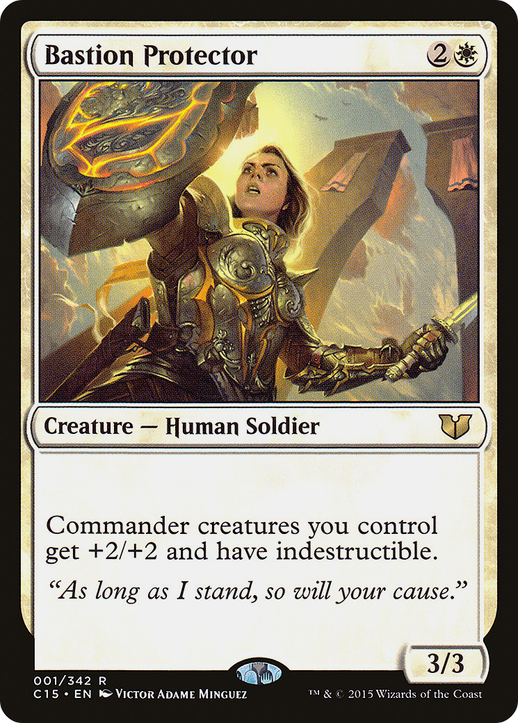 Bastion Protector (C15-001) [Commander 2015] MTG Single Wizards of the Coast