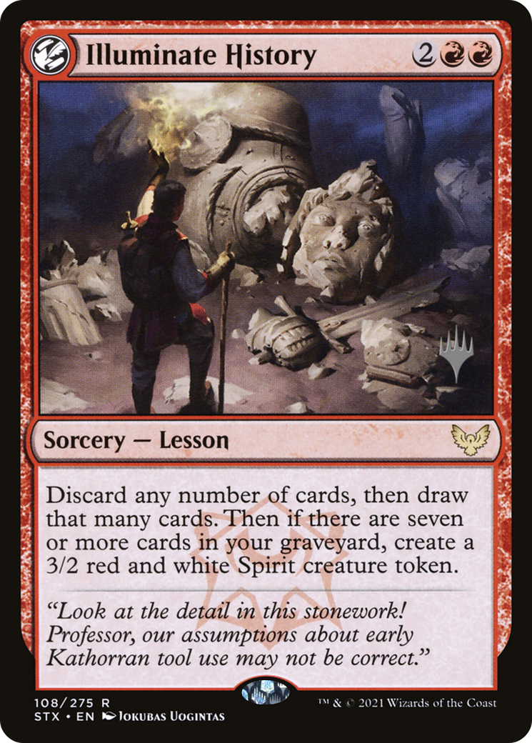 Illuminate History (PPSTX-108) [Strixhaven: School of Mages Promos] Foil MTG Single Wizards of the Coast