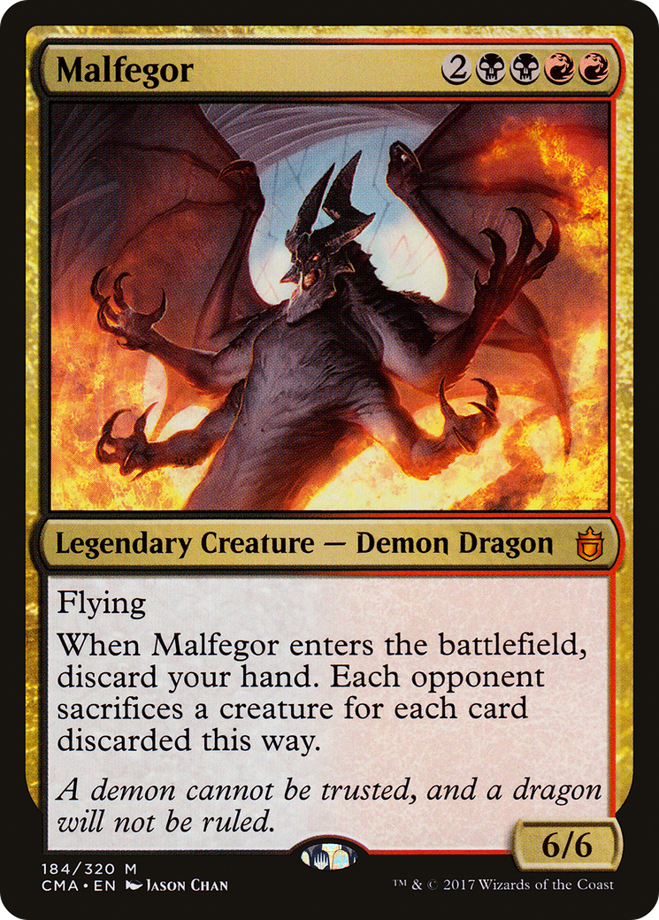 Malfegor (CMA-184) [Commander Anthology] MTG Single Wizards of the Coast