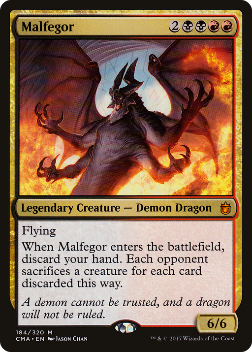 Malfegor (CMA-184) [Commander Anthology] MTG Single Wizards of the Coast