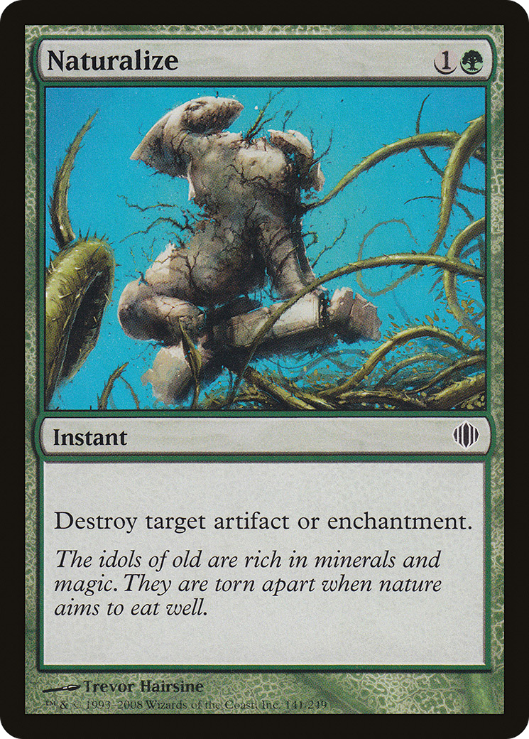 Naturalize (ALA-141) [Shards of Alara] Foil MTG Single Wizards of the Coast
