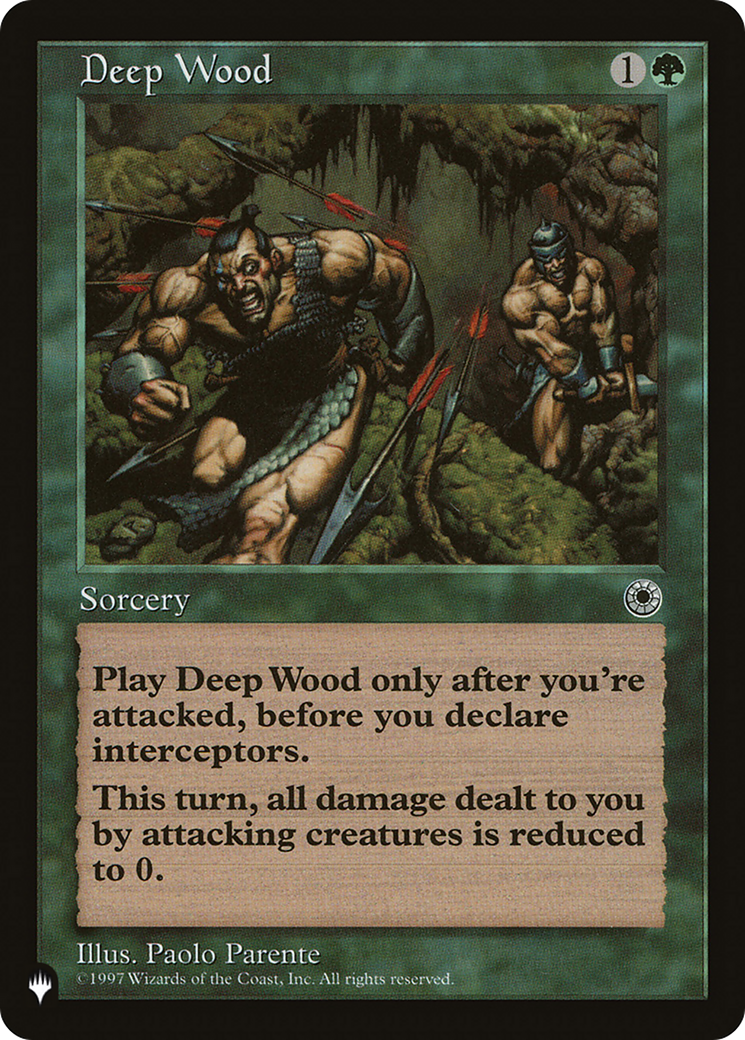 Deep Wood (LIST-POR-162) [Mystery Booster] The List MTG Single Wizards of the Coast