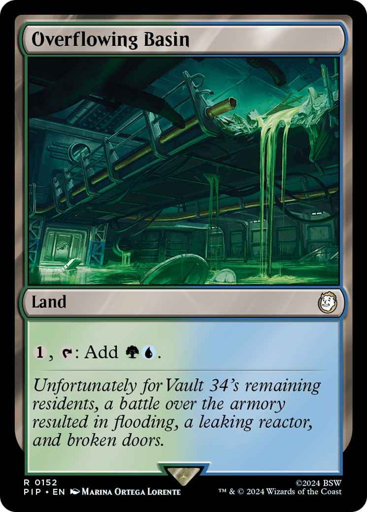 Overflowing Basin (PIP-152) [Fallout] MTG Single Wizards of the Coast