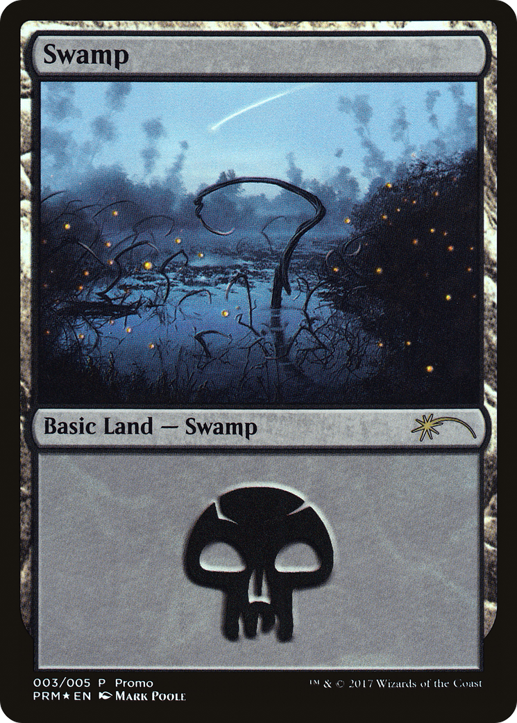 Swamp (2017 Gift Pack - Poole) (GBP-003) [Misc] 2017 Gift Pack Foil MTG Single Wizards of the Coast