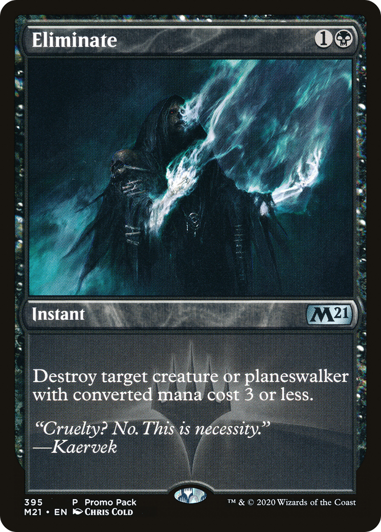 Eliminate (PPM21-395) [Core Set 2021] Foil MTG Single Wizards of the Coast