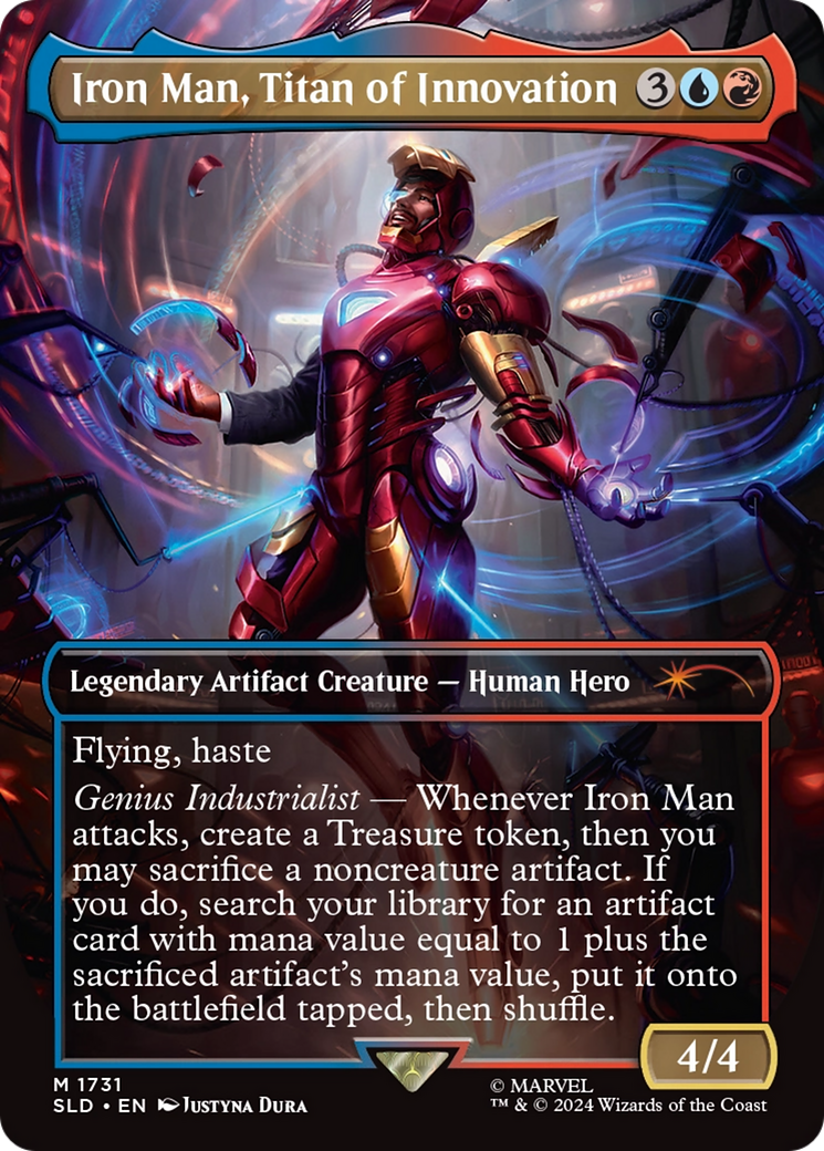 Iron Man, Titan of Innovation (SLD-1731) [Secret Lair] Drop (Borderless) MTG Single Wizards of the Coast