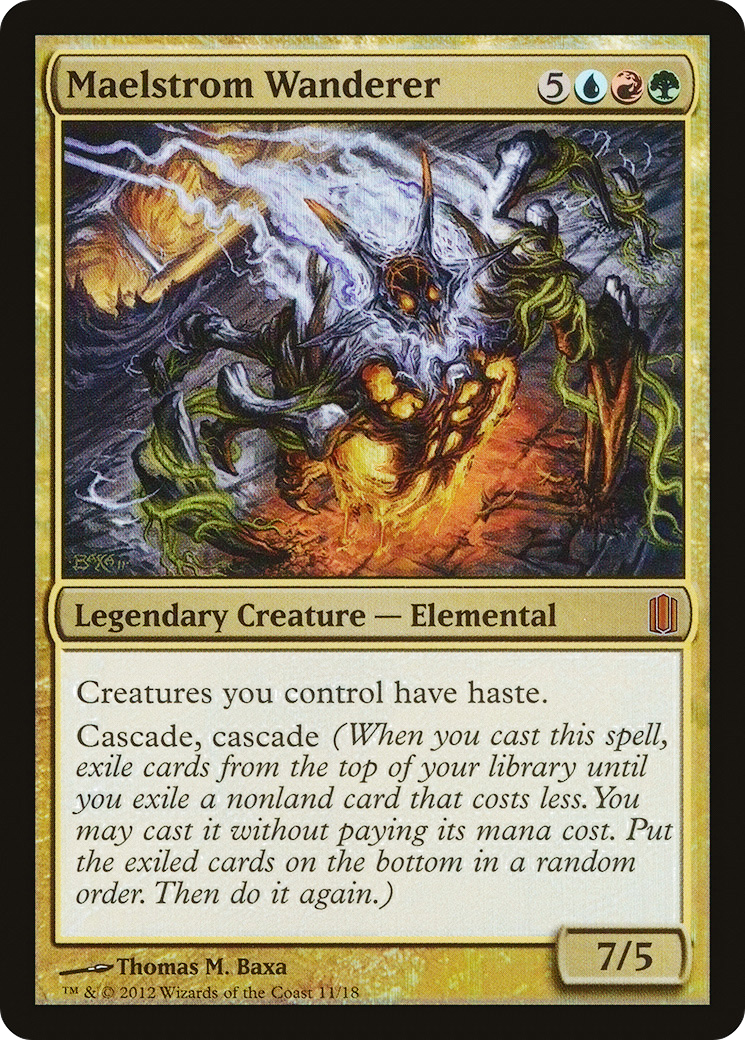 Maelstrom Wanderer (CM1-011) [Misc] Commander's Arsenal Foil MTG Single Wizards of the Coast