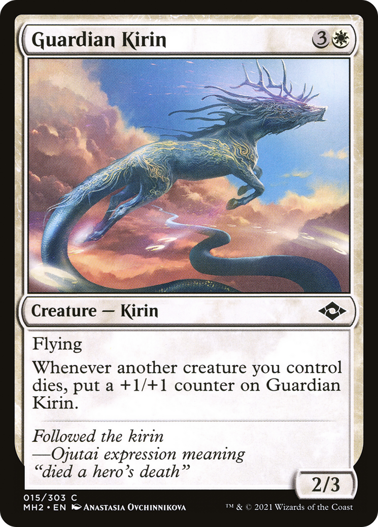 Guardian Kirin (MH2-015) [Modern Horizons 2] MTG Single Modern Horizons 2