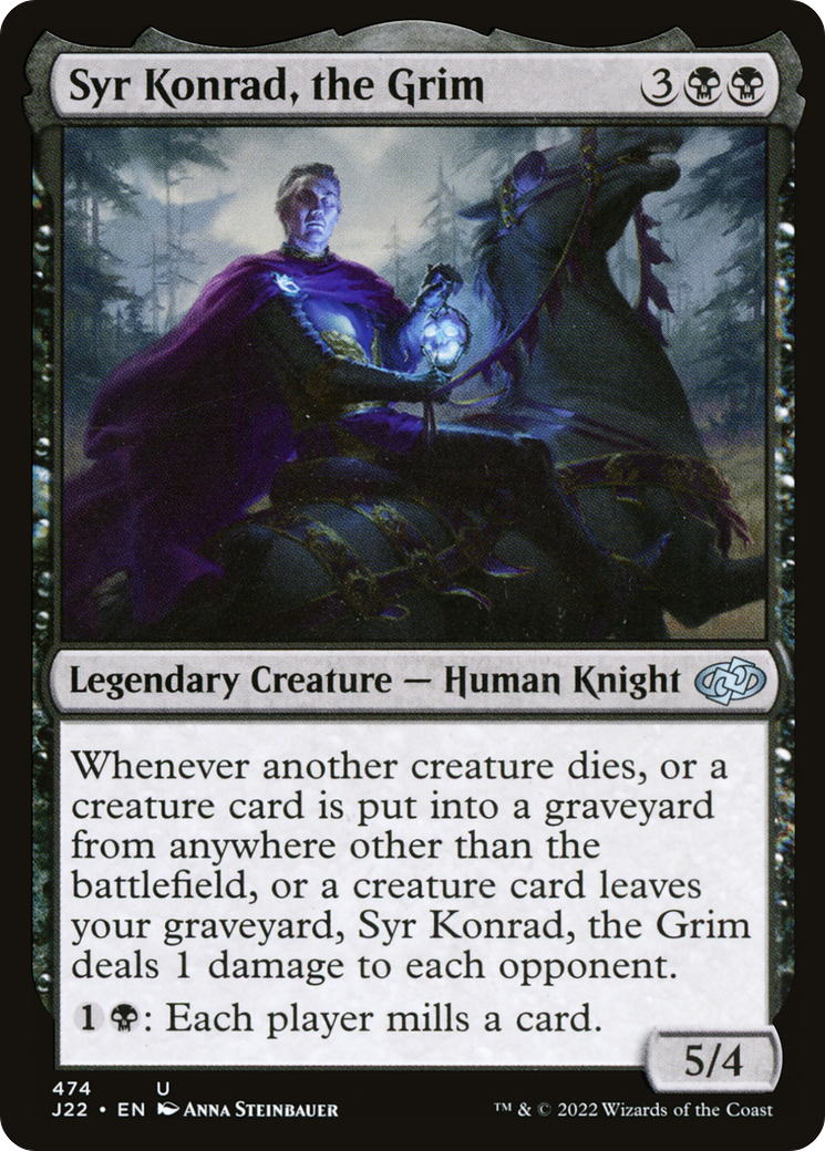 Syr Konrad, the Grim (J22-474) [Jumpstart 2022] MTG Single Wizards of the Coast