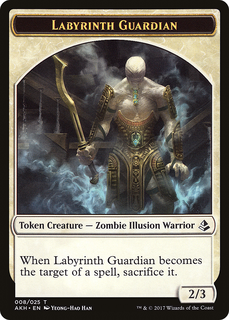Labyrinth Guardian (AKH-008) [Tokens] Amonkhet Tokens Foil MTG Single Wizards of the Coast