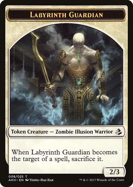 Labyrinth Guardian (AKH-008) [Tokens] Amonkhet Tokens Foil MTG Single Wizards of the Coast