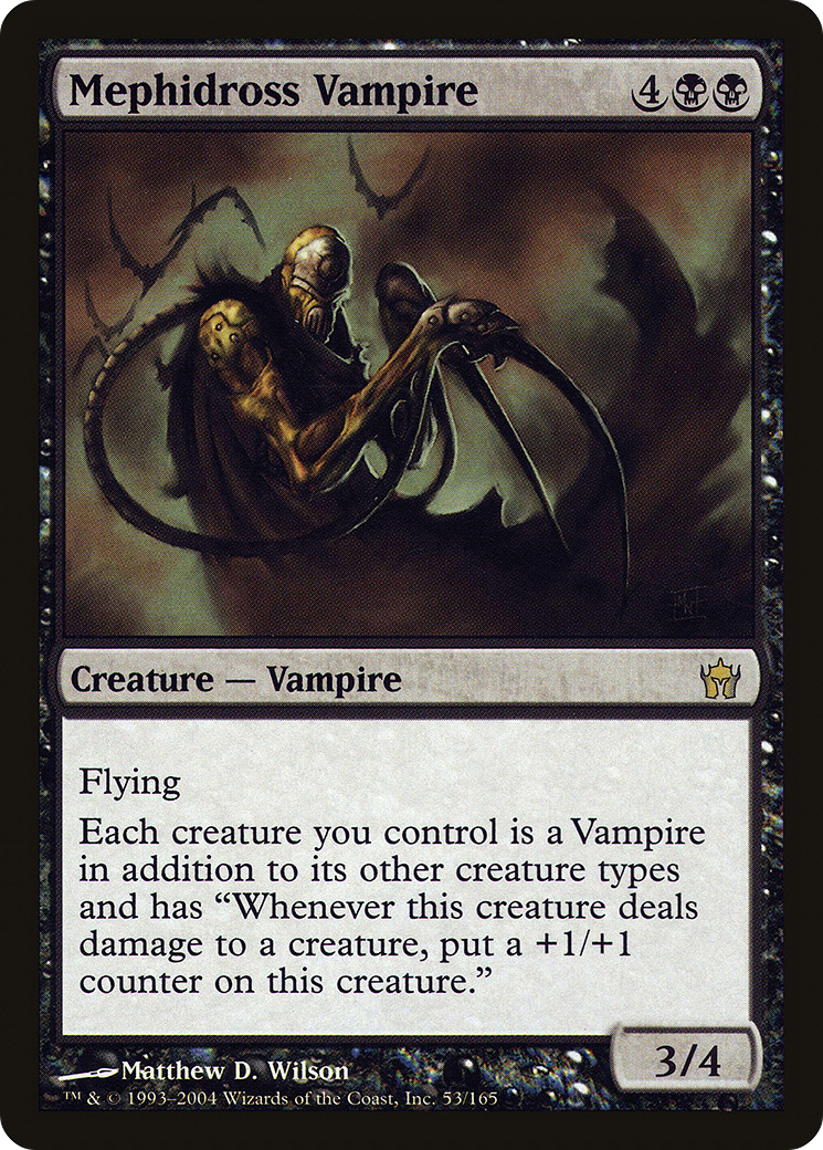 Mephidross Vampire (5DN-053) [Fifth Dawn] Foil MTG Single Wizards of the Coast