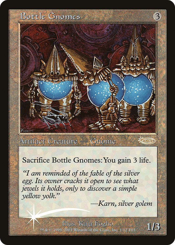 Bottle Gnomes (FNM-001) [Misc] Friday Night Magic 2003 Foil MTG Single Wizards of the Coast