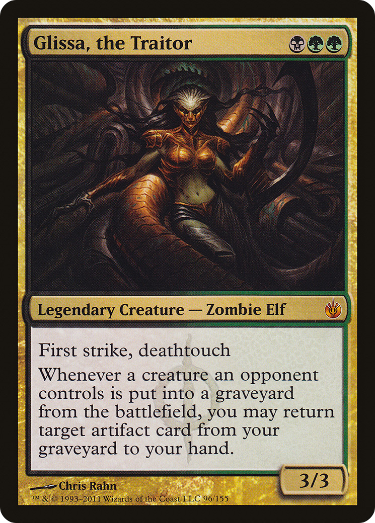 Glissa, the Traitor (MBS-096) [Mirrodin Besieged] Foil MTG Single Wizards of the Coast
