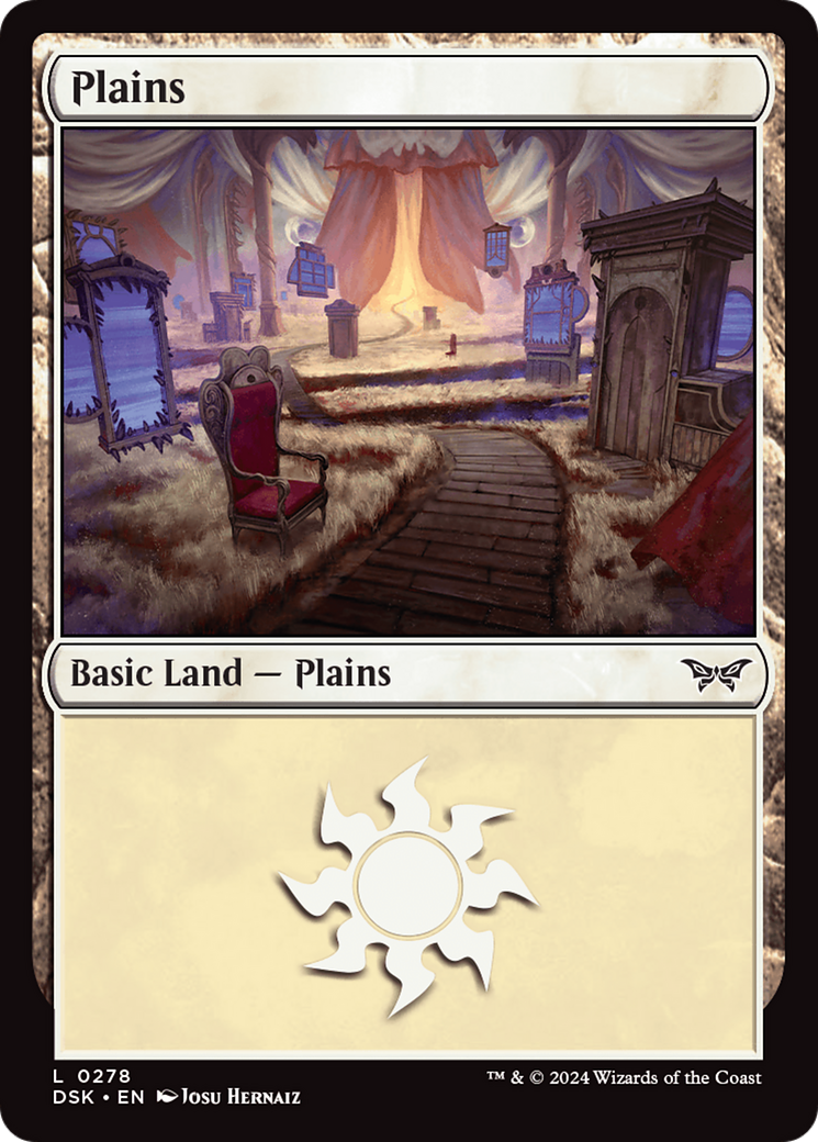 Plains (0278) (DSK-278) [Duskmourn: House of Horror] MTG Single Wizards of the Coast
