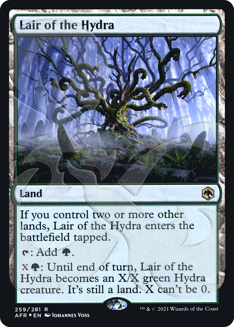 Lair of the Hydra (AFR&-259) [Adventures in the Forgotten Realms Promos] Foil MTG Single Wizards of the Coast