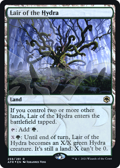 Lair of the Hydra (AFR&-259) [Adventures in the Forgotten Realms Promos] Foil MTG Single Wizards of the Coast