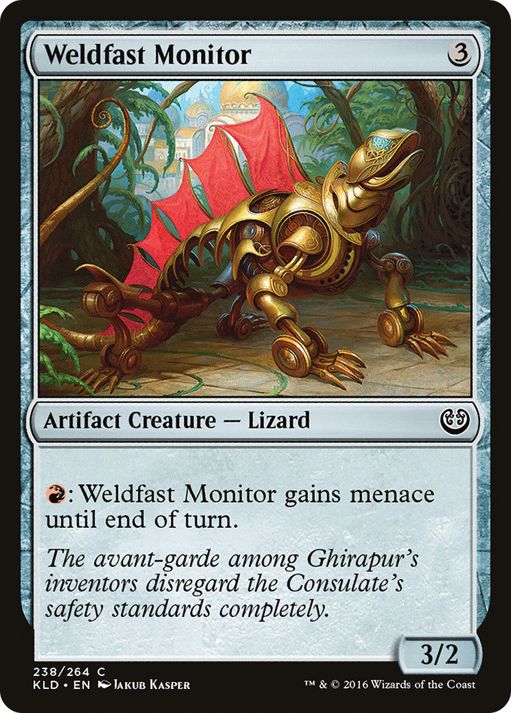 Weldfast Monitor (KLD-238) [Kaladesh] Foil MTG Single Wizards of the Coast