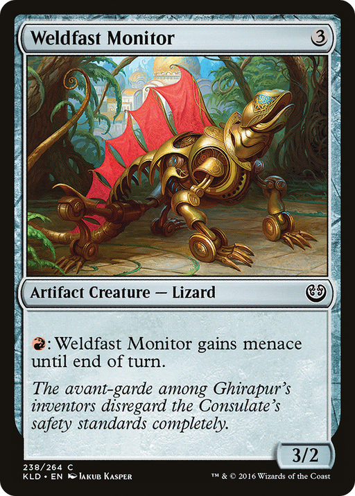 Weldfast Monitor (KLD-238) [Kaladesh] Foil MTG Single Wizards of the Coast