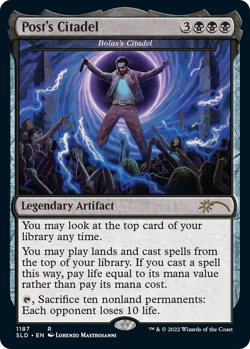 Post's Citadel - Bolas's Citadel (Post Malone) (SLD-1187) [Secret Lair] Drop MTG Single Wizards of the Coast