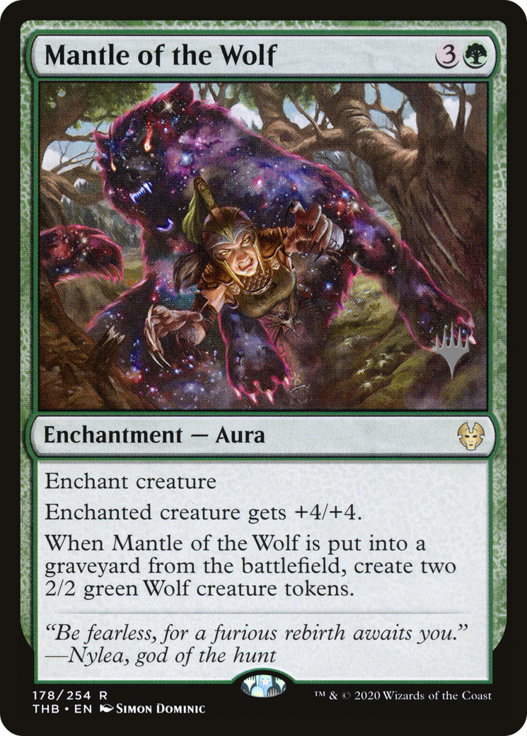 Mantle of the Wolf (PPTHB-178) [Theros Beyond Death Promos] Foil MTG Single Wizards of the Coast
