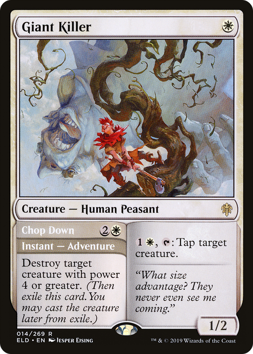Giant Killer // Chop Down (ELD-014) [Throne of Eldraine] MTG Single Wizards of the Coast
