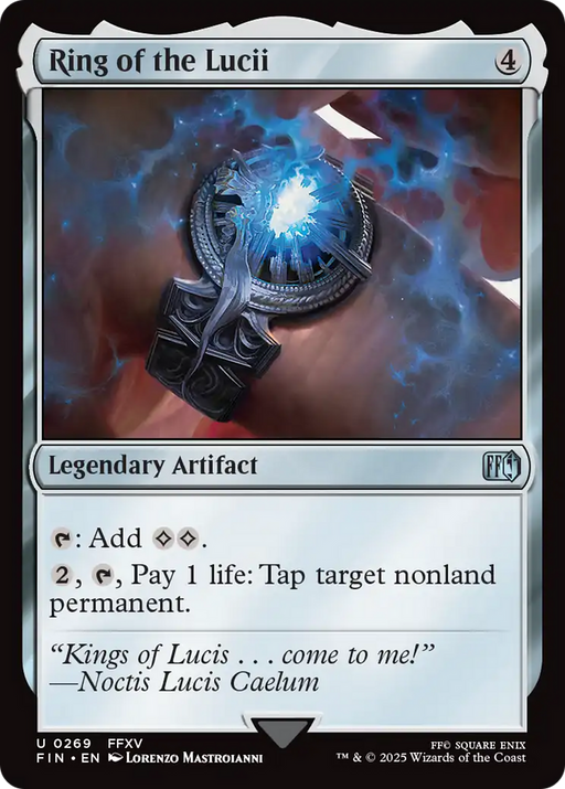 Ring of the Lucii (FIN-269) [FINAL FANTASY] Foil MTG Single Wizards of the Coast