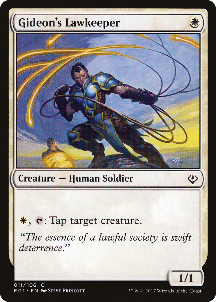 Gideon's Lawkeeper (AC2-011) [Misc] Archenemy: Nicol Bolas MTG Single Wizards of the Coast