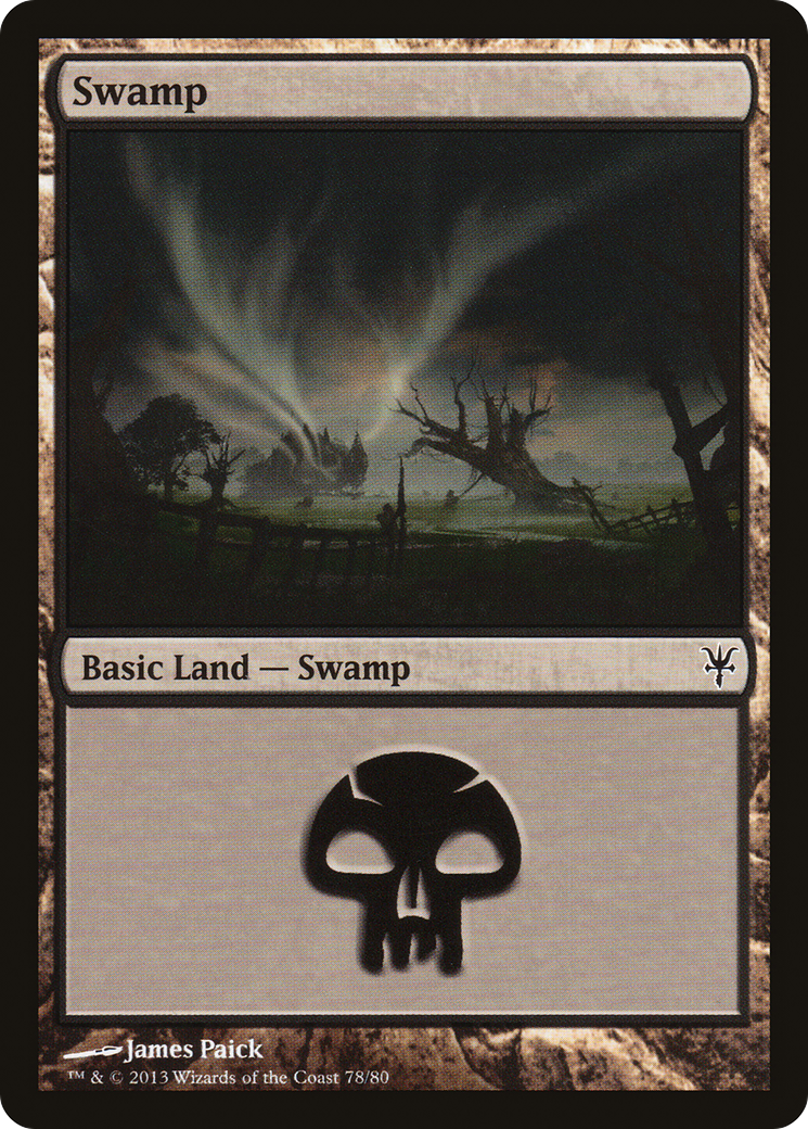 Swamp (DDK-078) [Misc] Duel Decks: Sorin vs. Tibalt MTG Single Wizards of the Coast
