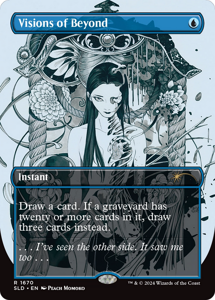 Visions of Beyond (SLD-1670) [Secret Lair Drop] (Borderless) MTG Single Wizards of the Coast